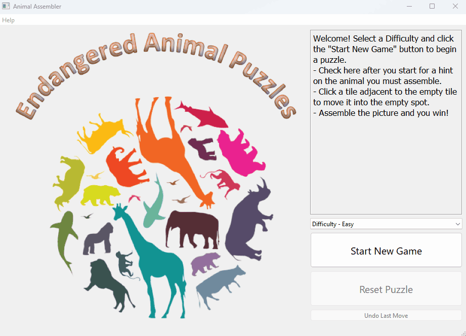 Endangered Animal Slide Game!