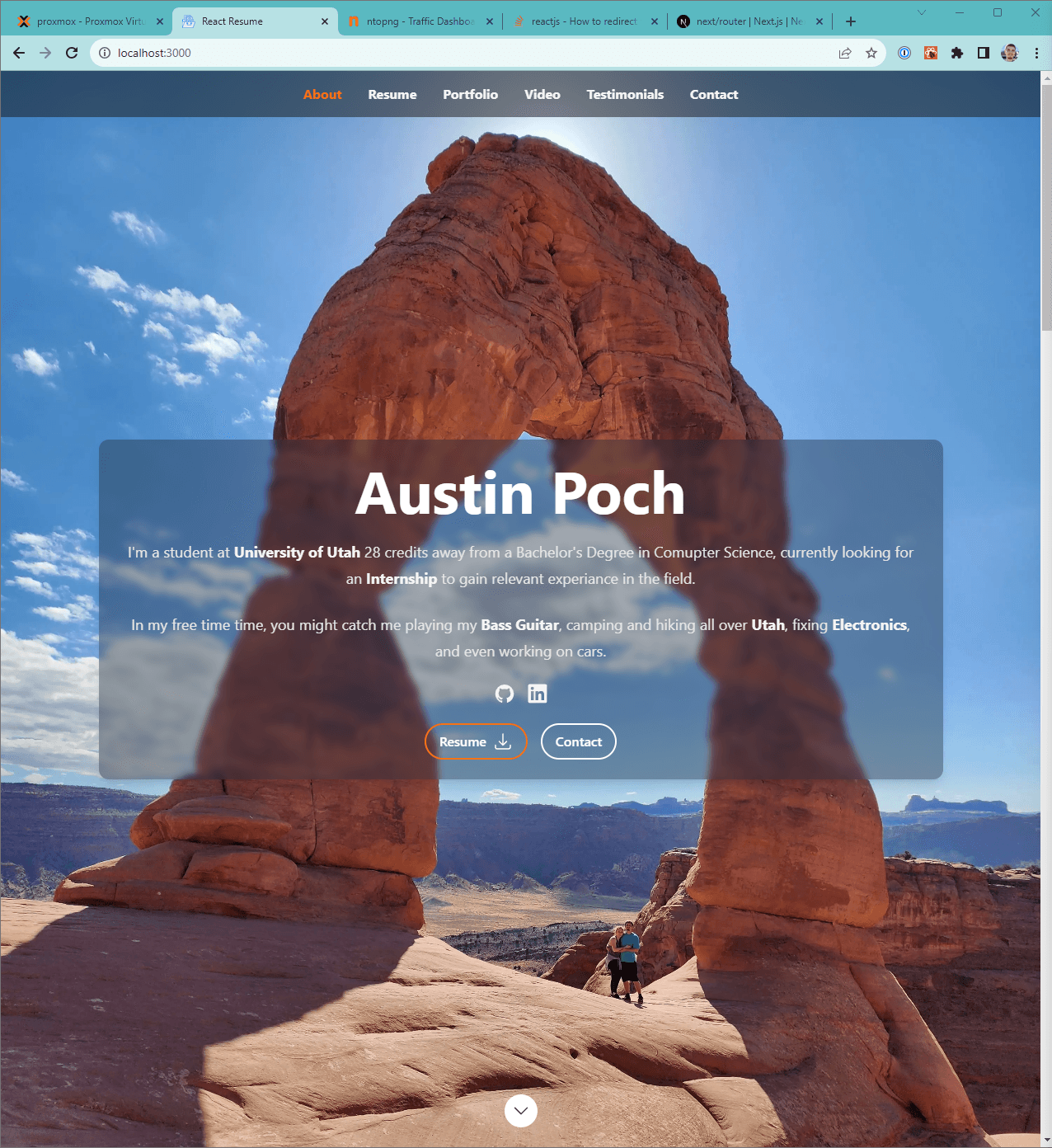 React Portfolio
