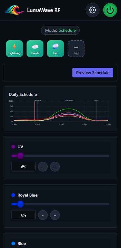 LumaWave LED Controller + Webstore icon